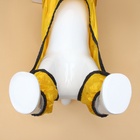 Комбинезон для собак, демисезонный с козырьком, размер 3XL (ДС 50, Ог 67, ОШ 51 см), жёлтый - Фото 6