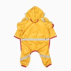 Комбинезон для собак, демисезонный, размер XL (ДС 31-33, ОГ 47-49, ОШ 35-37 см), жёлтый - Фото 13