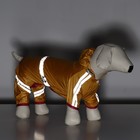 Комбинезон для собак, демисезонный, размер XL (ДС 31-33, ОГ 47-49, ОШ 35-37 см), жёлтый - Фото 14