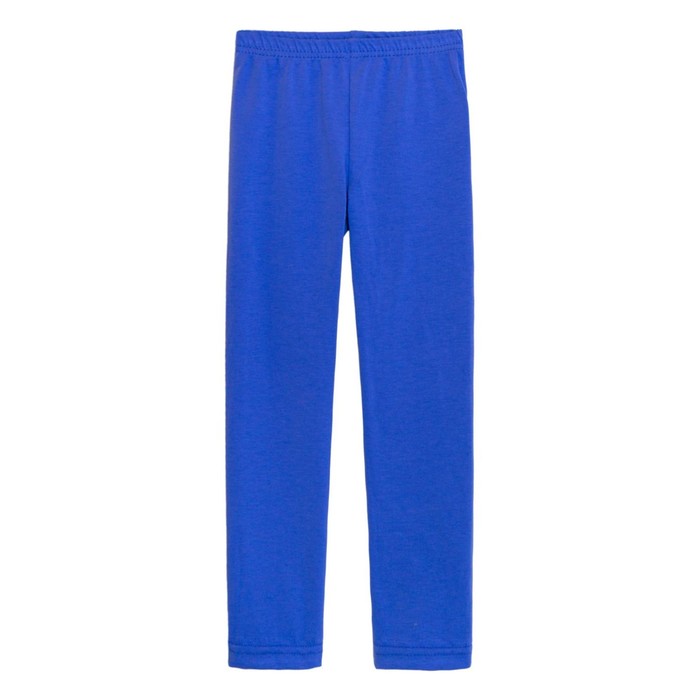 Лосины детские, рост 146 см, цвет васильковый