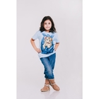Футболка детская Collorista 3D Little tiger, возраст 6-8 лет, рост 122-134 см, цвет голубой - Фото 1