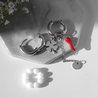 Серьги со съёмным элементом «Трансформер» клевер, цвет бело-красный в серебре - Фото 2