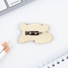 Значок деревянный «Панда», 4 х 2,7 см - Фото 4