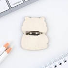 Значок деревянный «Котик», 3.2×4 см - Фото 4