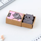 Значок деревянный «Котик», 3.2×4 см - Фото 2