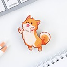 Значок деревянный «Песик», 3.4×3.5 см - Фото 3