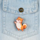 Значок деревянный «Песик», 3.4×3.5 см - Фото 5