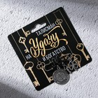 Брошь - булавка «На удачу», длина 3,5 см - Фото 1