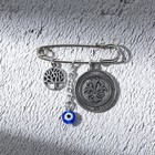 Брошь - булавка «Счастливая монета», длина 3,5 см - Фото 2