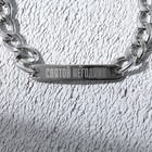 Браслет с гравировкой «Святой», металл, длина 18 см - Фото 3