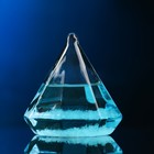 Барометр - штормгласс "Кристалл" 8х10см, голубой - фото 8996140