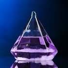 Барометр - штормгласс "Кристалл" 8х10см, фиолетовый - фото 319417247