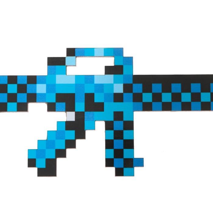 Сувенирное оружие автомат «Синий» , длина 30 см - фото 1909167199