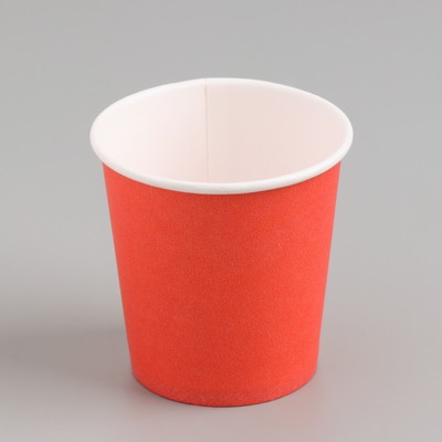 Стакан бумажный "Красный" 100 мл