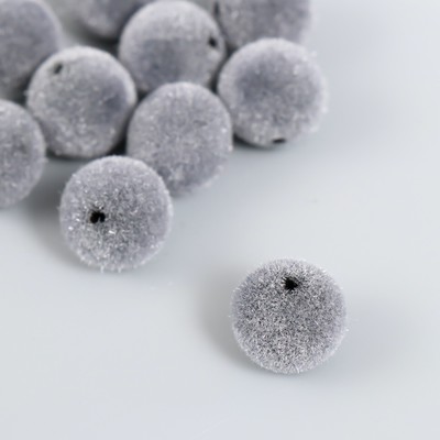 Бусины для творчества бархатное напыление «Маренго», набор 10 шт., d=1.4 см