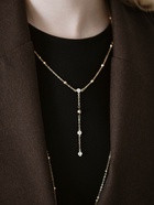 Цепочка на тело женская «Шарики» перекрест, белая в серебре - Фото 8