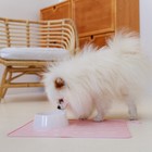 Коврик силиконовый под миску «Паттерн», 30×40 см, розовый - Фото 8