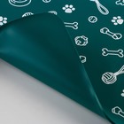 Коврик силиконовый под миску «Паттерн», 30х40 см, зеленый - Фото 7