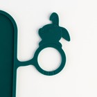 Коврик силиконовый под миску «Паттерн», 30х40 см, зеленый - Фото 8