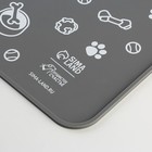 Коврик силиконовый под миску «Паттерн», 30×40 см, серый - Фото 5