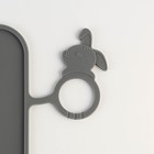 Коврик силиконовый под миску «Паттерн», 30×40 см, серый - Фото 7