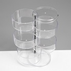 Шкатулка 5 секций, 10.5×21.5 см, прозрачная - Фото 3