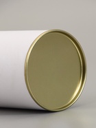 Тубус белый 73х110 мм (90 мм внутренняя высота), картон, металлическая крышка - фото 809635897