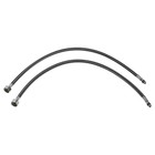 Смеситель для раковины ZEIN Z15F, короткий излив, кран-букса 1/2", нержавеющая сталь, черный - Фото 5