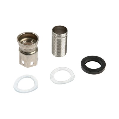 Смеситель для раковины ZEIN Z15F, короткий излив, кран-букса 1/2", нержавеющая сталь, черный