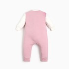 Комбинезон Крошка Я Flower, рост 62-68 см, розовый - фото 805469352