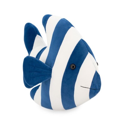 Мягкая игрушка «Рыба полосатая», синяя, 45 см