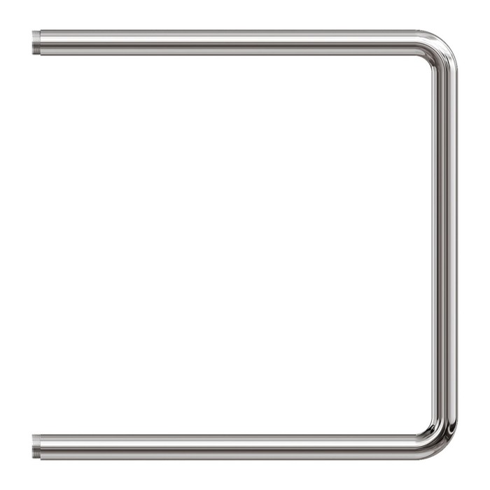 Полотенцесушитель водяной Point PN35555, П-образный, 500x500 мм, 1", хром