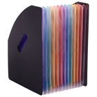 Лоток-органайзер вертикальный для бумаг и документов, 13 отд, BRAUBERG DOCS А4 черн 271153 (комплект 2 шт) - фото 31575859