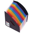 Лоток-органайзер вертикальный для бумаг и документов, 13 отд, BRAUBERG DOCS А4 черн 271153 (комплект 2 шт) - фото 31575860