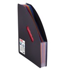 Лоток-органайзер вертикальный для бумаг и документов, 13 отд, BRAUBERG DOCS А4 черн 271153 (комплект 2 шт) - фото 31575862