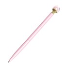 Ручка шариковая поворотная MESHU Pink pearl, синий стержень, металлический корпус - Фото 3