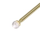Ручка шариковая поворотная MESHU White pearl, синий стержень, металлический корпус - Фото 5