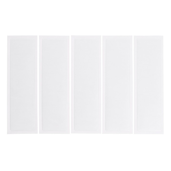 Карманы самоклеящиеся 50 х 191 deVENTE, комплект 5 штуки, на корешок папки 70 мм 9330110 - фото 16658848