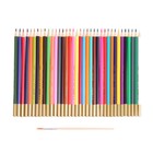 Карандаши акварельные 36 цвета, deVENTE Trio Mega Soft, 3 мм шестигранные - фото 6889702