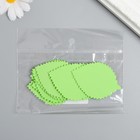 Заготовка из фоамирана "Листья" 7х5 см, толщ. 1мм, набор 10 шт, зелёный - фото 45453373