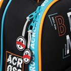 Рюкзак каркасный 37 х 28 х 12 см, Across 194, наполнение: мешок, пенал, синий/голубой ACR22-194-1 - фото 22170477