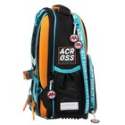 Рюкзак каркасный 37 х 28 х 12 см, Across 194, наполнение: мешок, пенал, синий/голубой ACR22-194-1 - фото 22170469