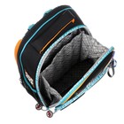 Рюкзак каркасный 37 х 28 х 12 см, Across 194, наполнение: мешок, пенал, синий/голубой ACR22-194-1 - фото 22170473