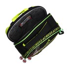 Рюкзак каркасный 37 х 28 х 12 см, Across 194, наполнение: мешок, пенал, тёмно-серый/жёлтый ACR22-194-3 - фото 22170514