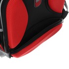 Рюкзак каркасный 37 х 28 х 12 см, Across 194, наполнение: мешок, пенал, тёмно-серый/красный ACR22-194-5 - фото 22170543