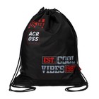 Рюкзак каркасный 37 х 28 х 12 см, Across 194, наполнение: мешок, пенал, тёмно-серый/красный ACR22-194-5 - фото 22170546