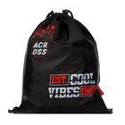 Рюкзак каркасный 37 х 28 х 12 см, Across 194, наполнение: мешок, пенал, тёмно-серый/красный ACR22-194-5 - фото 22170547