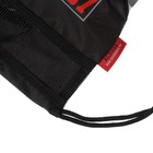 Рюкзак каркасный 37 х 28 х 12 см, Across 194, наполнение: мешок, пенал, тёмно-серый/красный ACR22-194-5 - фото 22170549