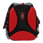 Рюкзак каркасный 37 х 28 х 12 см, Across 194, наполнение: мешок, пенал, тёмно-серый/красный ACR22-194-5 - фото 22170535