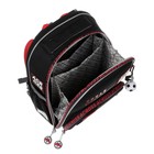 Рюкзак каркасный 37 х 28 х 12 см, Across 194, наполнение: мешок, пенал, тёмно-серый/красный ACR22-194-5 - фото 22170536